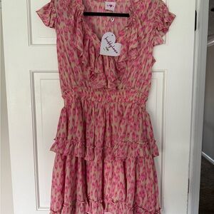 Pink and tan Dress by Buddy Love